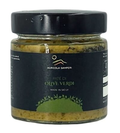 Paste aus grünen Oliven